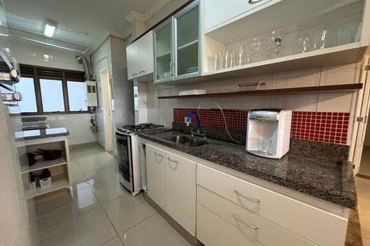 Cozinha de apartamento à venda com 3 quartos, 118m² em Alphaville Industrial, Barueri