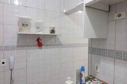 Cozinha e Área de Serviço de apartamento à venda com 2 quartos, 67m² em Santa Terezinha, São Bernardo do Campo