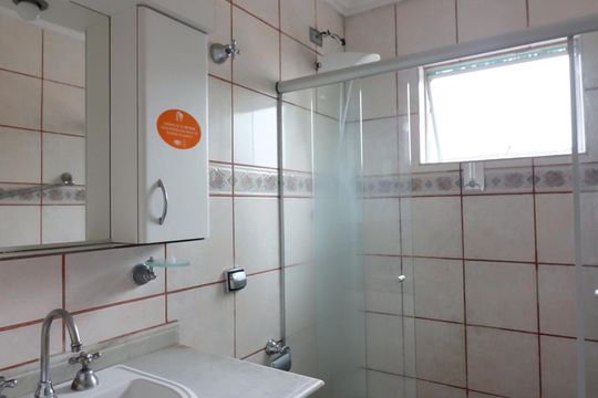 Banheiro Social de apartamento à venda com 2 quartos, 67m² em Santa Terezinha, São Bernardo do Campo