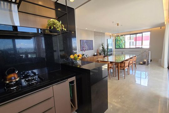 Cozinha de apartamento à venda com 4 quartos, 284m² em Liberdade, Belo Horizonte