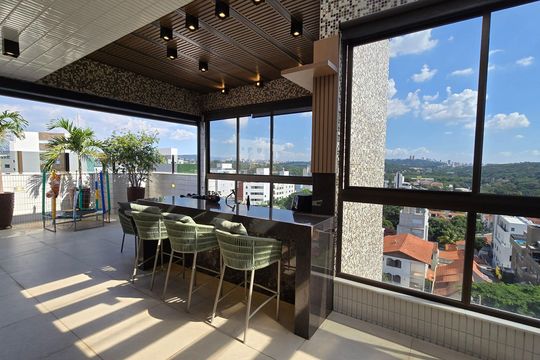 Área externa de apartamento à venda com 4 quartos, 284m² em Liberdade, Belo Horizonte
