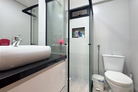 Banheiro - Suíte  de apartamento à venda com 3 quartos, 127m² em Paulicéia, São Bernardo do Campo