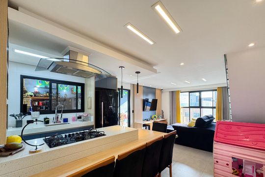 Sala de apartamento à venda com 3 quartos, 127m² em Paulicéia, São Bernardo do Campo