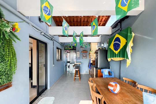 Área gourmet de apartamento à venda com 3 quartos, 127m² em Paulicéia, São Bernardo do Campo