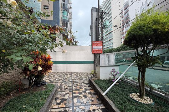 Área comum de apartamento para alugar com 1 quarto, 50m² em Embaré, Santos