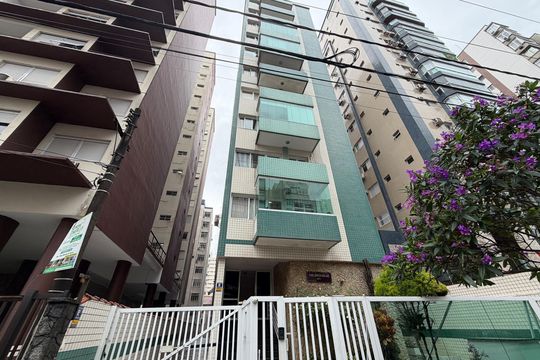 Fachada de apartamento para alugar com 1 quarto, 50m² em Embaré, Santos