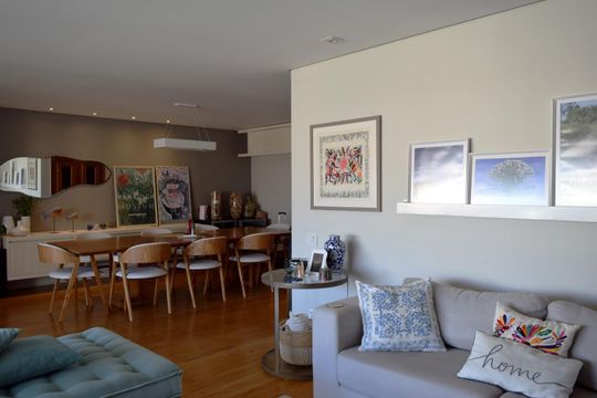 Sala de estar de apartamento para alugar com 3 quartos, 181m² em Pinheiros, São Paulo
