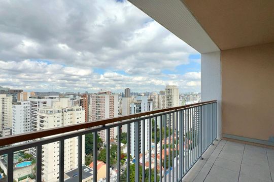Varanda de apartamento à venda com 2 quartos, 136m² em Pinheiros, São Paulo