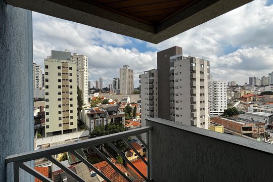 Sala - Sala de Jantar Varanda de apartamento à venda com 2 quartos, 50m² em Jardim Bela Vista, Santo André