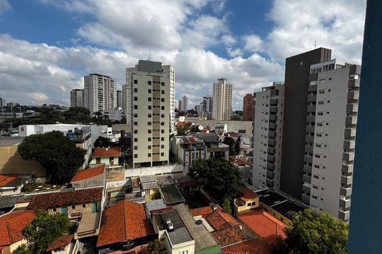 Quarto 1 Vista de apartamento à venda com 2 quartos, 50m² em Jardim Bela Vista, Santo André
