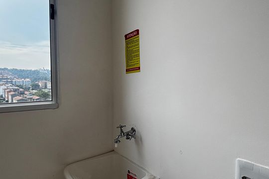 Cozinha - Area de Serviço  de apartamento para alugar com 2 quartos, 39m² em Parque das Nações, Santo André