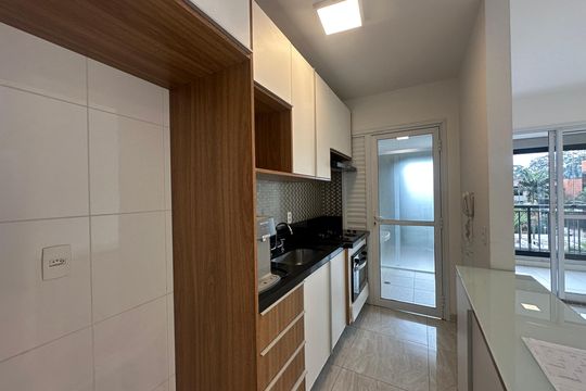 Cozinha de apartamento para alugar com 2 quartos, 62m² em Green Valley, Barueri