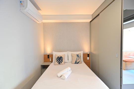 Sala/Quarto de kitnet/studio para alugar com 1 quarto, 32m² em Vila Clementino, São Paulo