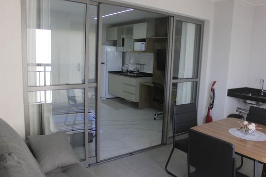 Varanda gourmet de kitnet/studio à venda com 1 quarto, 39m² em Vila Camargos, Guarulhos