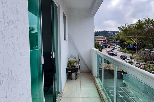 varanda de casa para alugar com 3 quartos, 125m² em Cidade Intercap, Taboão da Serra