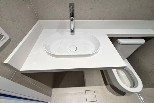 Banheiro de apartamento à venda com 3 quartos, 77m² em Vila Nova Conceição, São Paulo