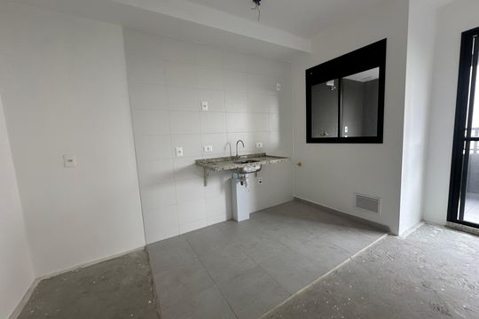 Cozinha de apartamento para alugar com 1 quarto, 48m² em Jardim Esperanca, Barueri