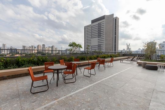 Área Comum de kitnet/studio para alugar com 1 quarto, 24m² em Vila Cordeiro, São Paulo