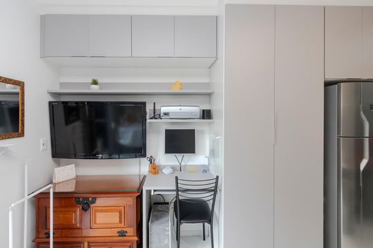 Studio de kitnet/studio para alugar com 1 quarto, 24m² em Vila Cordeiro, São Paulo