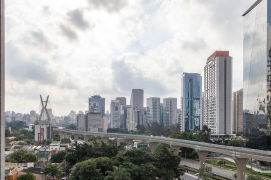 Vista da Cobertura de kitnet/studio para alugar com 1 quarto, 24m² em Vila Cordeiro, São Paulo