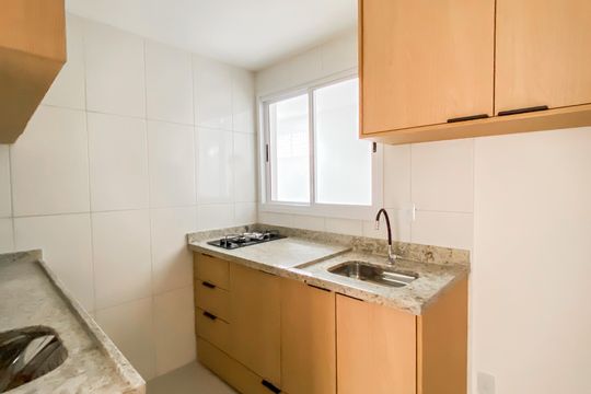 Cozinha/área de serviço   de apartamento para alugar com 1 quarto, 27m² em Vila Sao Geraldo, São Paulo