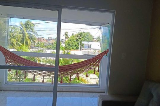 Varanda de casa de condomínio para alugar com 2 quartos, 50m² em Itapuã, Salvador