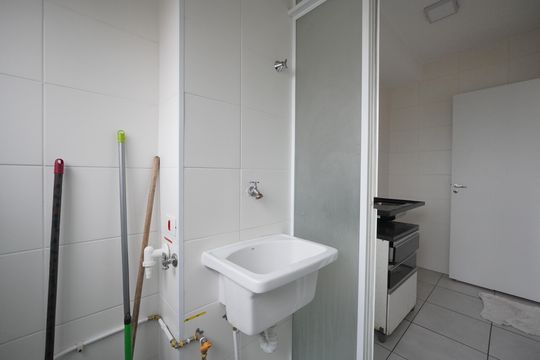 Área de Serviço de apartamento à venda com 1 quarto, 27m² em Vila Dom Pedro I, São Paulo