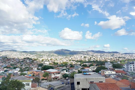 Área da cobertura - vista   de apartamento à venda com 3 quartos, 170m² em Boa Vista, Belo Horizonte