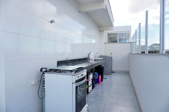Área da cobertura - Área de Serviço  de apartamento à venda com 3 quartos, 170m² em Boa Vista, Belo Horizonte