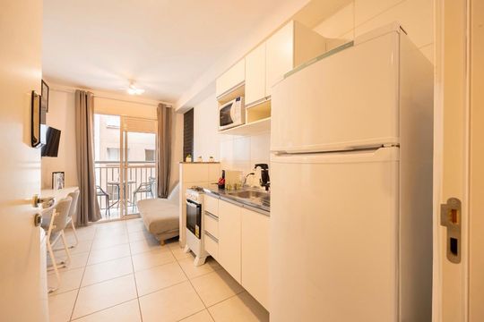 Kitnet/Studio para alugar com 1 quarto, 29m² em Jardim Caravelas, São Paulo