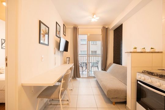 Kitnet/Studio para alugar com 1 quarto, 29m² em Jardim Caravelas, São Paulo