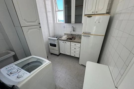 Cozinha de apartamento para alugar com 1 quarto, 46m² em Rio Vermelho, Salvador