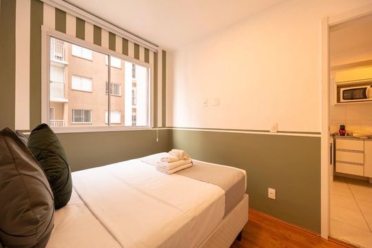 Kitnet/Studio para alugar com 1 quarto, 29m² em Jardim Caravelas, São Paulo
