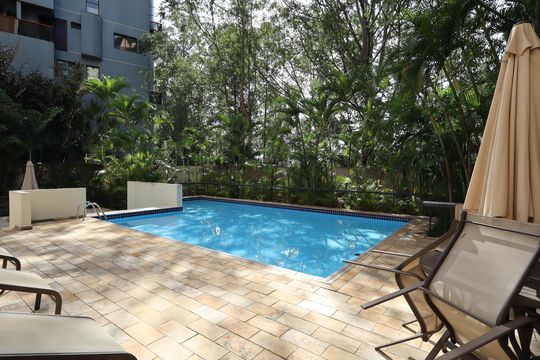 Área comum - Piscina de apartamento à venda com 3 quartos, 105m² em Vila Andrade, São Paulo