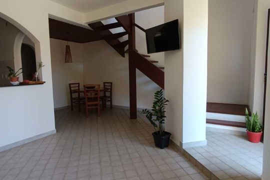 Sala de casa de condomínio para alugar com 3 quartos, 360m² em Itapuã, Salvador