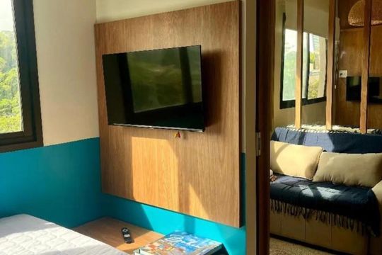 Sala de apartamento para alugar com 1 quarto, 23m² em Ondina, Salvador