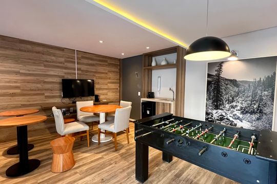 Sala de Jogos de apartamento à venda com 1 quarto, 47m² em Vila Anglo Brasileira, São Paulo