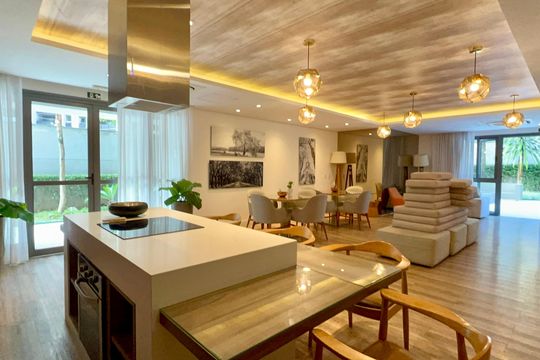 Salão de Festas de apartamento à venda com 1 quarto, 47m² em Vila Anglo Brasileira, São Paulo