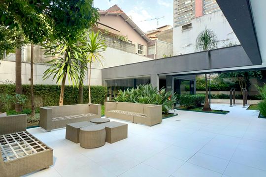 Área comum de apartamento à venda com 1 quarto, 47m² em Vila Anglo Brasileira, São Paulo