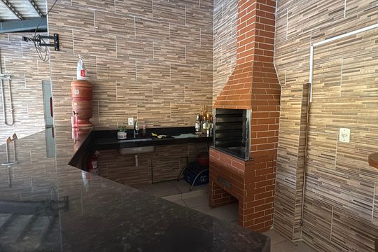 Área Comum - Churrasqueira de casa à venda com 3 quartos, 442m² em Jardim Ana Lúcia, Goiânia