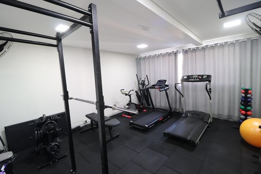 Área comum - Academia de apartamento para alugar com 2 quartos, 70m² em Santa Mônica, Uberlândia