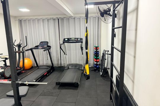 Área comum - Academia de apartamento para alugar com 2 quartos, 70m² em Santa Mônica, Uberlândia