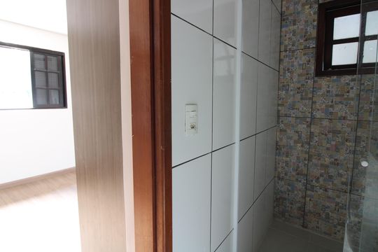 Banheiro da Suíte de casa à venda com 3 quartos, 150m² em Jardim Maringa, São Paulo