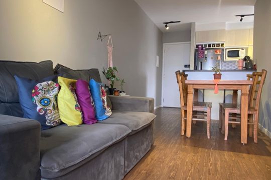 Sala de apartamento para alugar com 2 quartos, 64m² em Vila Osasco, Osasco