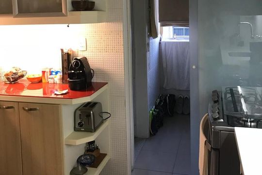 Cozinha de apartamento à venda com 2 quartos, 90m² em Lagoa, Rio de Janeiro