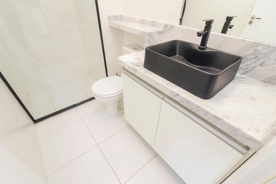 Banheiro de apartamento para alugar com 2 quartos, 36m² em Jardim Helena, São Paulo