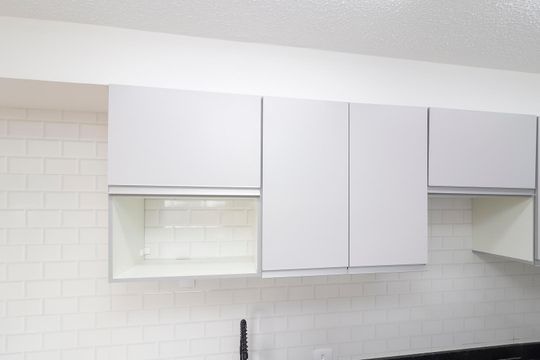 Cozinha - Armários de apartamento para alugar com 2 quartos, 36m² em Jardim Helena, São Paulo
