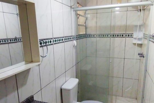 Banheiro de apartamento para alugar com 3 quartos, 65m² em Centro, São Leopoldo