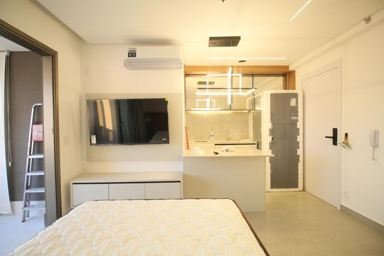 Kitnet de kitnet/studio para alugar com 1 quarto, 29m² em Indianópolis, São Paulo