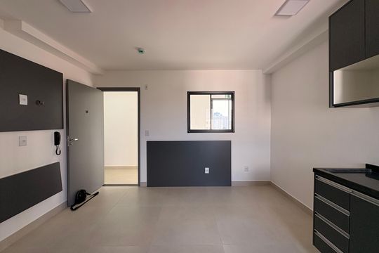Sala/ quarto  de kitnet/studio para alugar com 1 quarto, 18m² em Vila Sao Pedro, Santo André